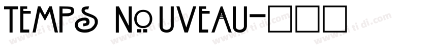 Temps Nouveau字体转换
